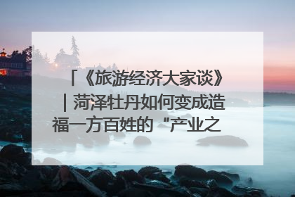 《旅游经济大家谈》｜菏泽牡丹如何变成造福一方百姓的“产业之花”“富民之花”？