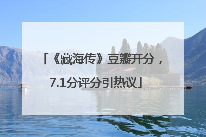 《藏海传》豆瓣开分，7.1分评分引热议