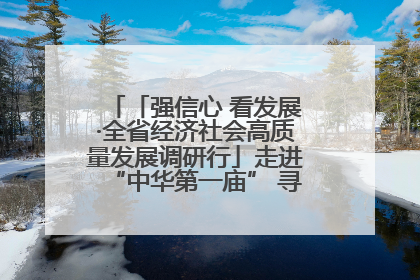 「强信心 看发展·全省经济社会高质量发展调研行」走进“中华第一庙” 寻根伏羲 祭祖龙城