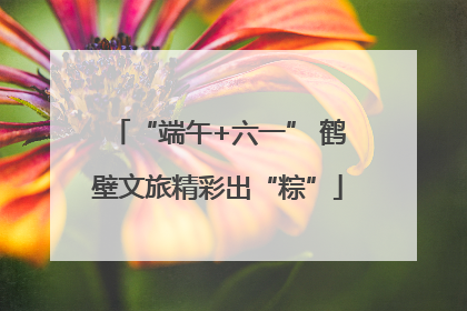 “端午+六一” 鹤壁文旅精彩出“粽”