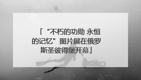 “不朽的功勋 永恒的记忆”图片展在俄罗斯圣彼得堡开幕