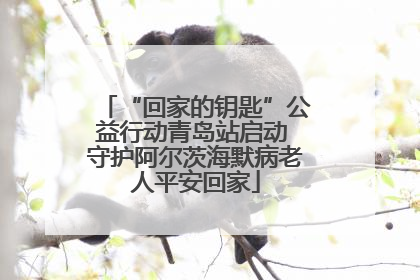 “回家的钥匙”公益行动青岛站启动 守护阿尔茨海默病老人平安回家