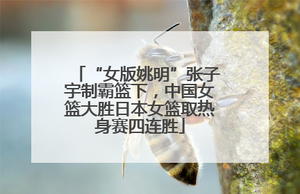 “女版姚明”张子宇制霸篮下，中国女篮大胜日本女篮取热身赛四连胜