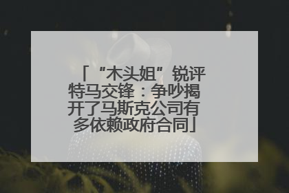 “木头姐”锐评特马交锋：争吵揭开了马斯克公司有多依赖政府合同