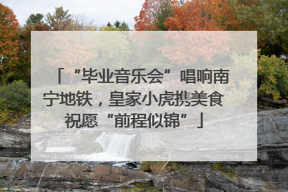 “毕业音乐会”唱响南宁地铁，皇家小虎携美食祝愿“前程似锦”