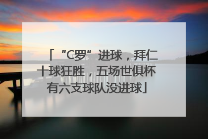 “C罗”进球，拜仁十球狂胜，五场世俱杯有六支球队没进球