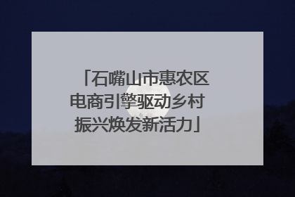 石嘴山市惠农区电商引擎驱动乡村振兴焕发新活力