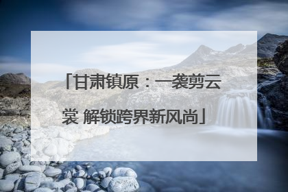 甘肃镇原：一袭剪云裳 解锁跨界新风尚