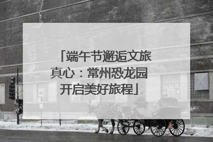端午节邂逅文旅真心：常州恐龙园开启美好旅程