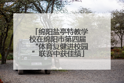 绵阳盐亭特教学校在绵阳市第四届“体育复健进校园”联赛中获佳绩