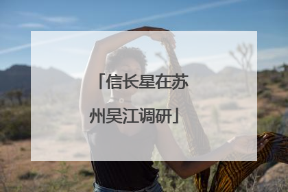 信长星在苏州吴江调研