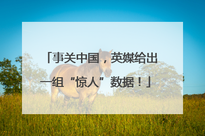 事关中国，英媒给出一组“惊人”数据！