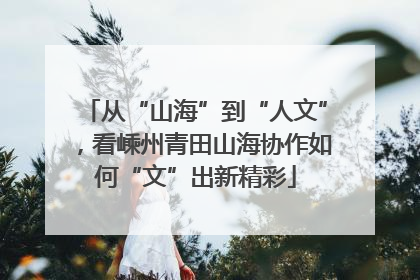 从“山海”到“人文”，看嵊州青田山海协作如何“文”出新精彩