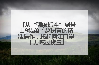 从“驯服抓斗”到带出9徒弟：赵树青的精准操作，托起同江口岸千万吨过货量