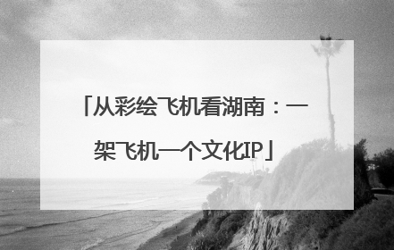从彩绘飞机看湖南：一架飞机一个文化IP