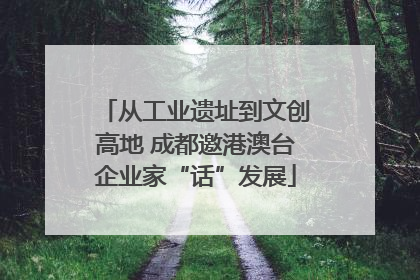 从工业遗址到文创高地 成都邀港澳台企业家“话”发展