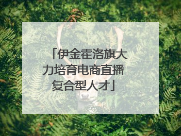 伊金霍洛旗大力培育电商直播复合型人才