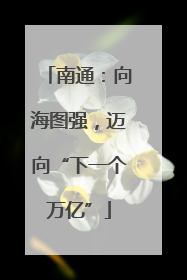 南通：向海图强，迈向“下一个万亿”