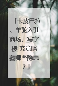 卡皮巴拉、羊驼入驻商场、写字楼 究竟暗藏哪些隐患？