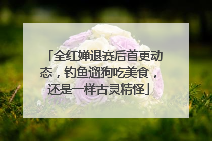 全红婵退赛后首更动态，钓鱼遛狗吃美食，还是一样古灵精怪