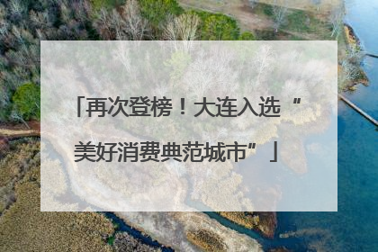 再次登榜！大连入选“美好消费典范城市”