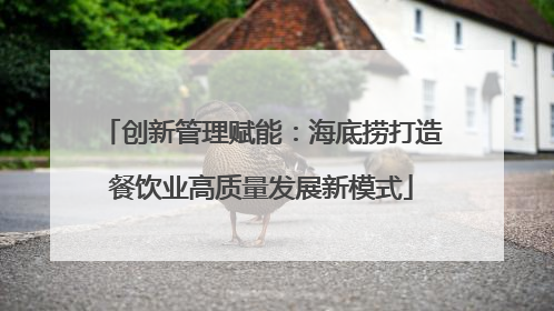 创新管理赋能：海底捞打造餐饮业高质量发展新模式