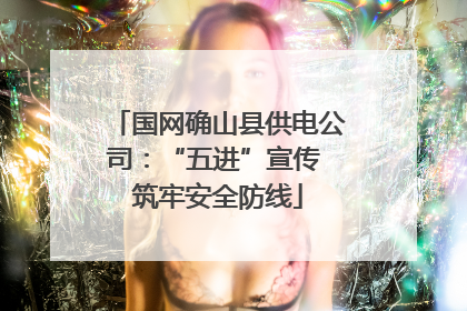 国网确山县供电公司：“五进”宣传 筑牢安全防线