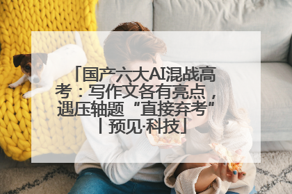 国产六大AI混战高考：写作文各有亮点，遇压轴题“直接弃考”丨预见·科技