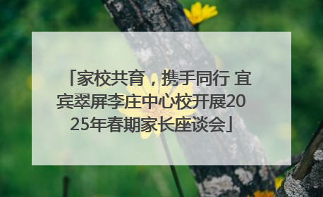 家校共育，携手同行 宜宾翠屏李庄中心校开展2025年春期家长座谈会