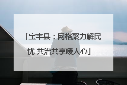 宝丰县：网格聚力解民忧 共治共享暖人心