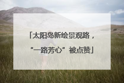 太阳岛新绘景观路，“一路芳心”被点赞