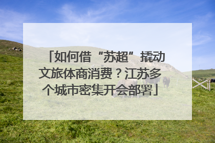 如何借“苏超”撬动文旅体商消费？江苏多个城市密集开会部署