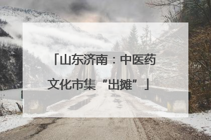 山东济南：中医药文化市集“出摊”