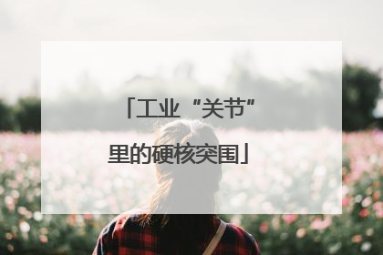 工业“关节”里的硬核突围