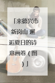来德兴市新岗山 邂逅夏日的诗意画卷（图）