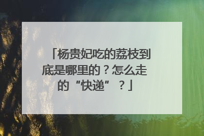 杨贵妃吃的荔枝到底是哪里的？怎么走的“快递”？