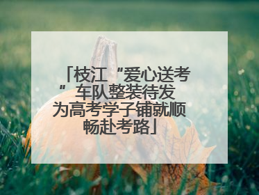 枝江“爱心送考”车队整装待发 为高考学子铺就顺畅赴考路
