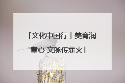 文化中国行丨美育润童心 文脉传薪火