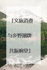 文旅消费与乡野潮牌共振响堂