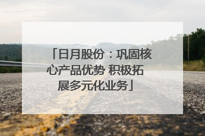 日月股份：巩固核心产品优势 积极拓展多元化业务