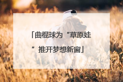 曲棍球为“草原娃”推开梦想新窗