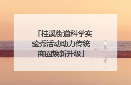 桂溪街道科学实验秀活动助力传统商圈焕新升级