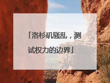 洛杉矶骚乱，测试权力的边界