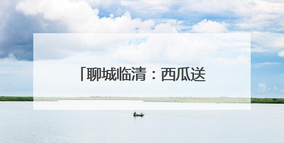 聊城临清：西瓜送一线 冰块进车间