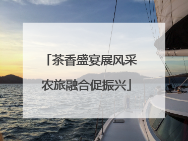 茶香盛宴展风采 农旅融合促振兴
