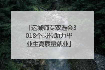 运城师专双选会3018个岗位助力毕业生高质量就业