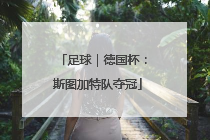 足球｜德国杯：斯图加特队夺冠