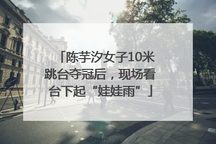 陈芋汐女子10米跳台夺冠后，现场看台下起“娃娃雨”