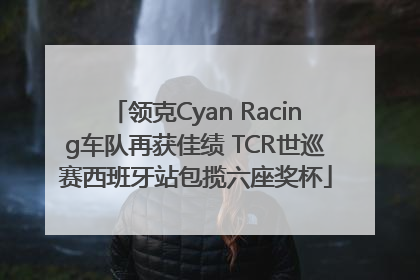 领克Cyan Racing车队再获佳绩 TCR世巡赛西班牙站包揽六座奖杯