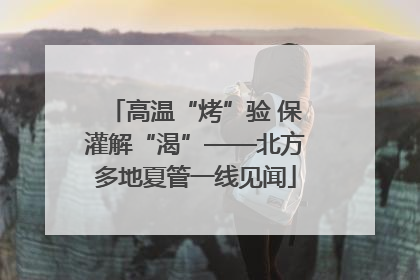 高温“烤”验 保灌解“渴”——北方多地夏管一线见闻